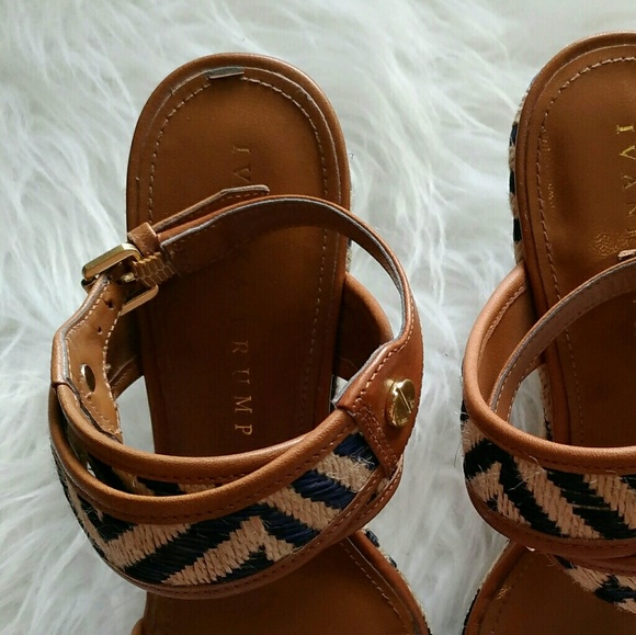 Ivanka Trump Women's Halyn Chevron Wedge Sandal - Picture 6 of 6